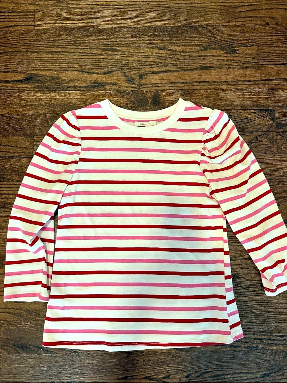SKIES ARE BLUE Women's Striped Long Sleeve Tee Size XS Like New
